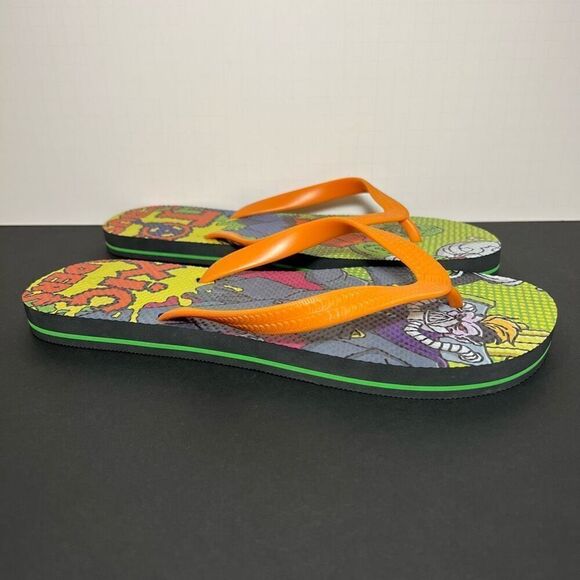 Mens Big Herc x TOXIC CRUSADERS Flip Flop Sandals 1 of 100 / Size 12 - Picture 1 of 7